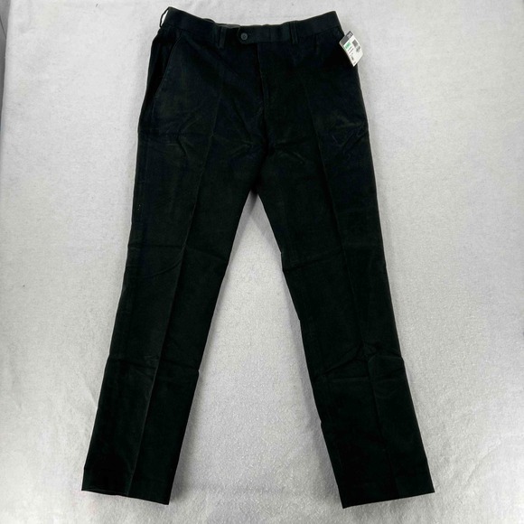 NWT Bar III Men's Hunter Green Slim-Fit Dress Trouser Suit Pants Size 34W 32L